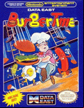 BurgerTime - box cover