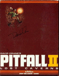 Pitfall II: Lost Caverns - box cover