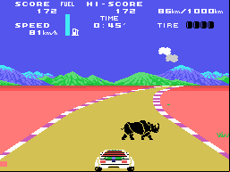 Safari Race (Sega SG-1000)
