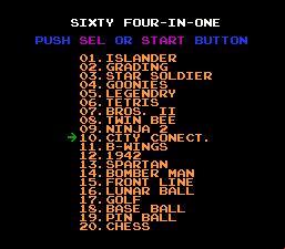 64 in 1 (Main menu)