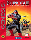 Shinobi III: Return of the Ninja Master - box cover