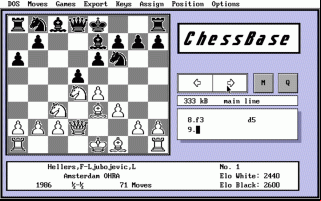 ChessBase 3.0 (DOS version)