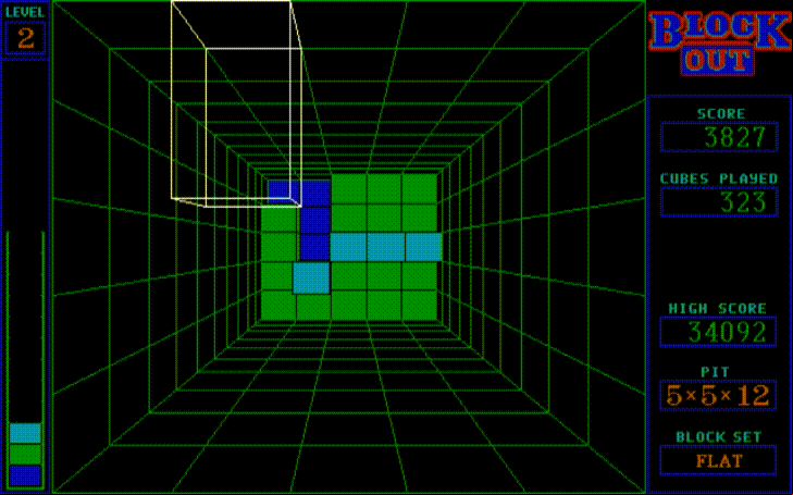Blockout - DOS version