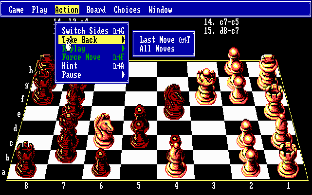 The Fidelity Chessmaster 2100 (DOS)