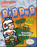 Dig Dug II: Trouble in Paradise - box cover