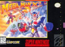 Mega Man X3 - box cover