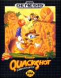 QuackShot starring Donald Duck - box cover